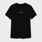 Men’s Black Cotton T-Shirt - Minimal Design